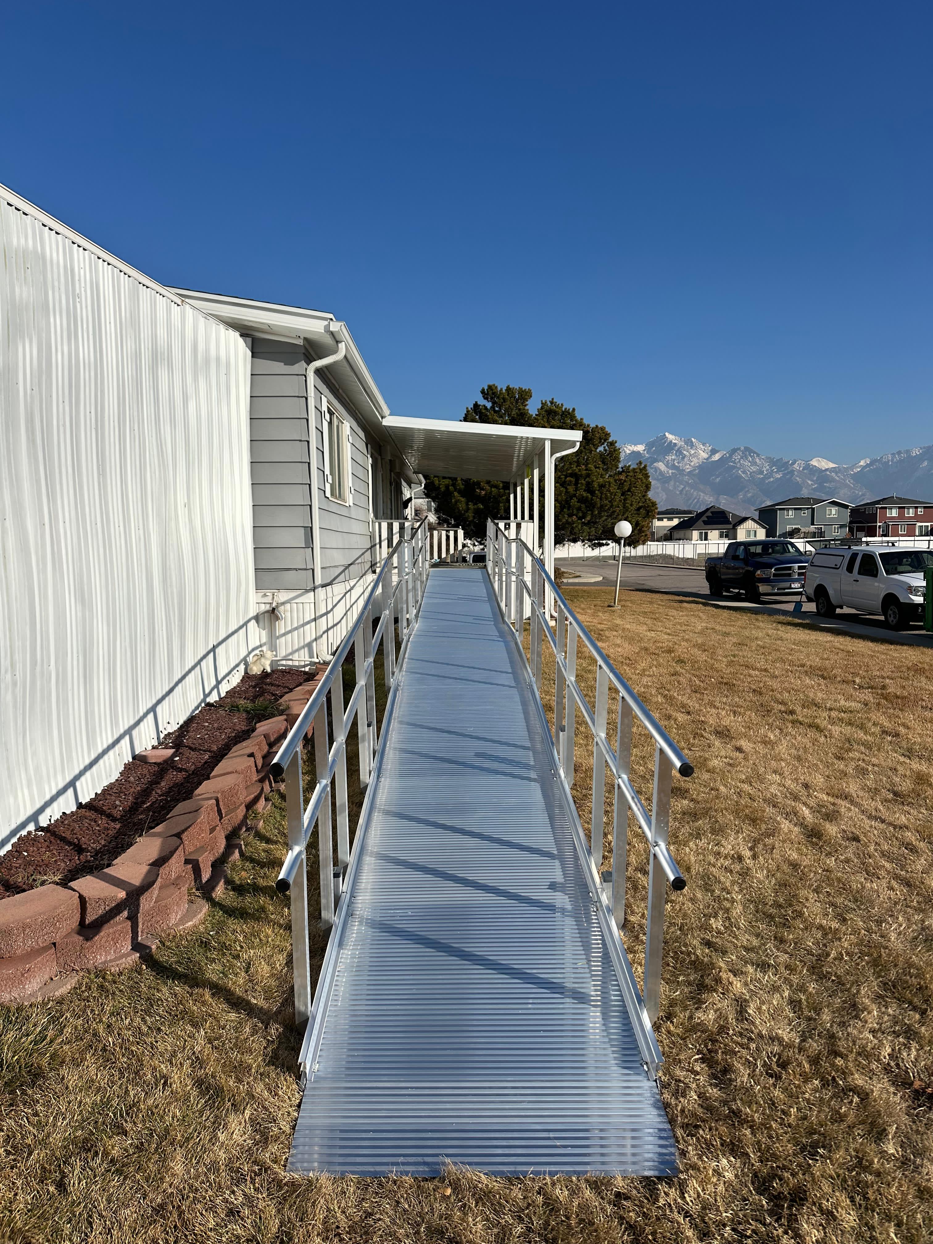 Modular, Aluminum Ramp Installed in Murray, Utah