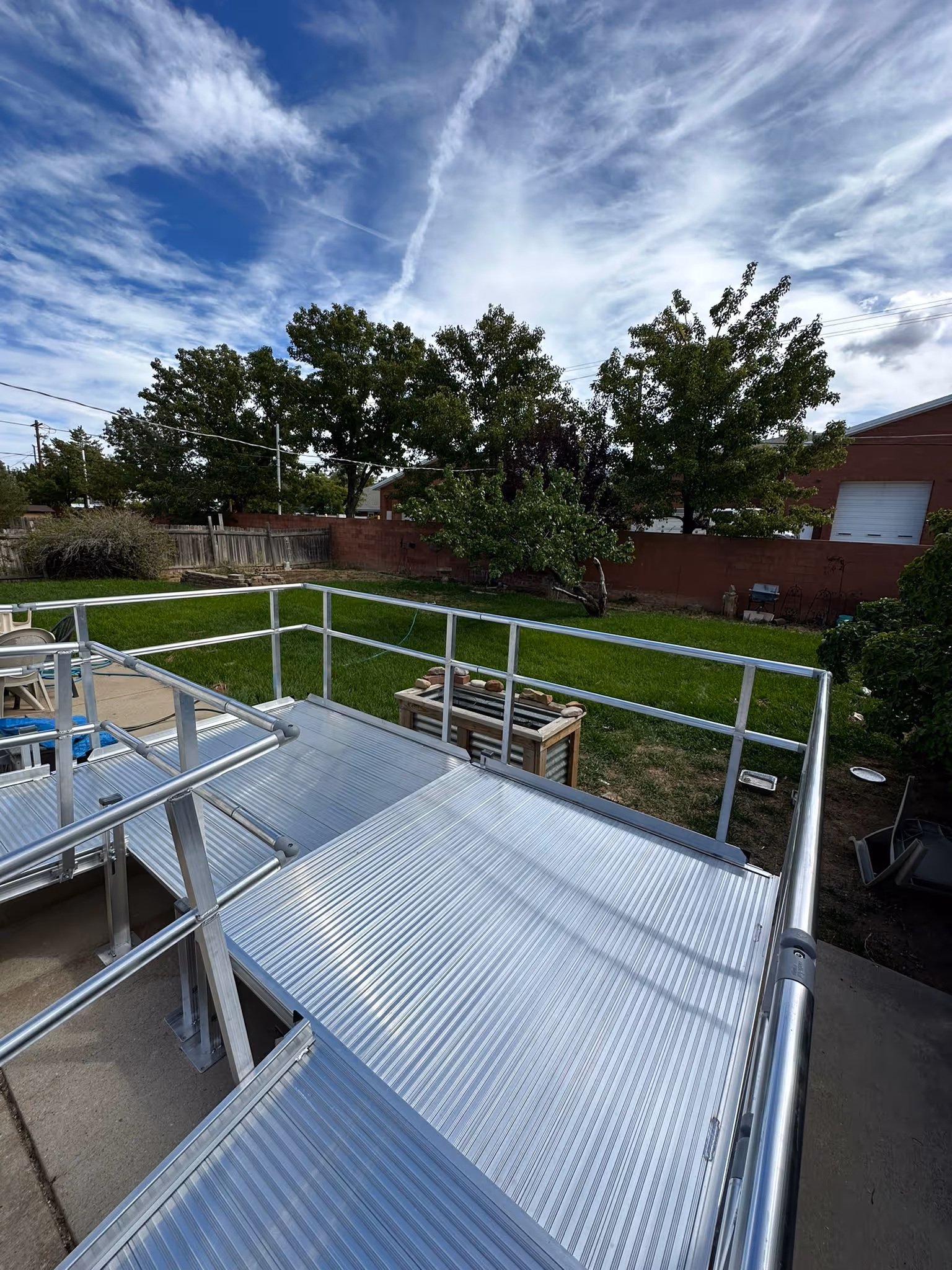 ADA compliant ramp installation