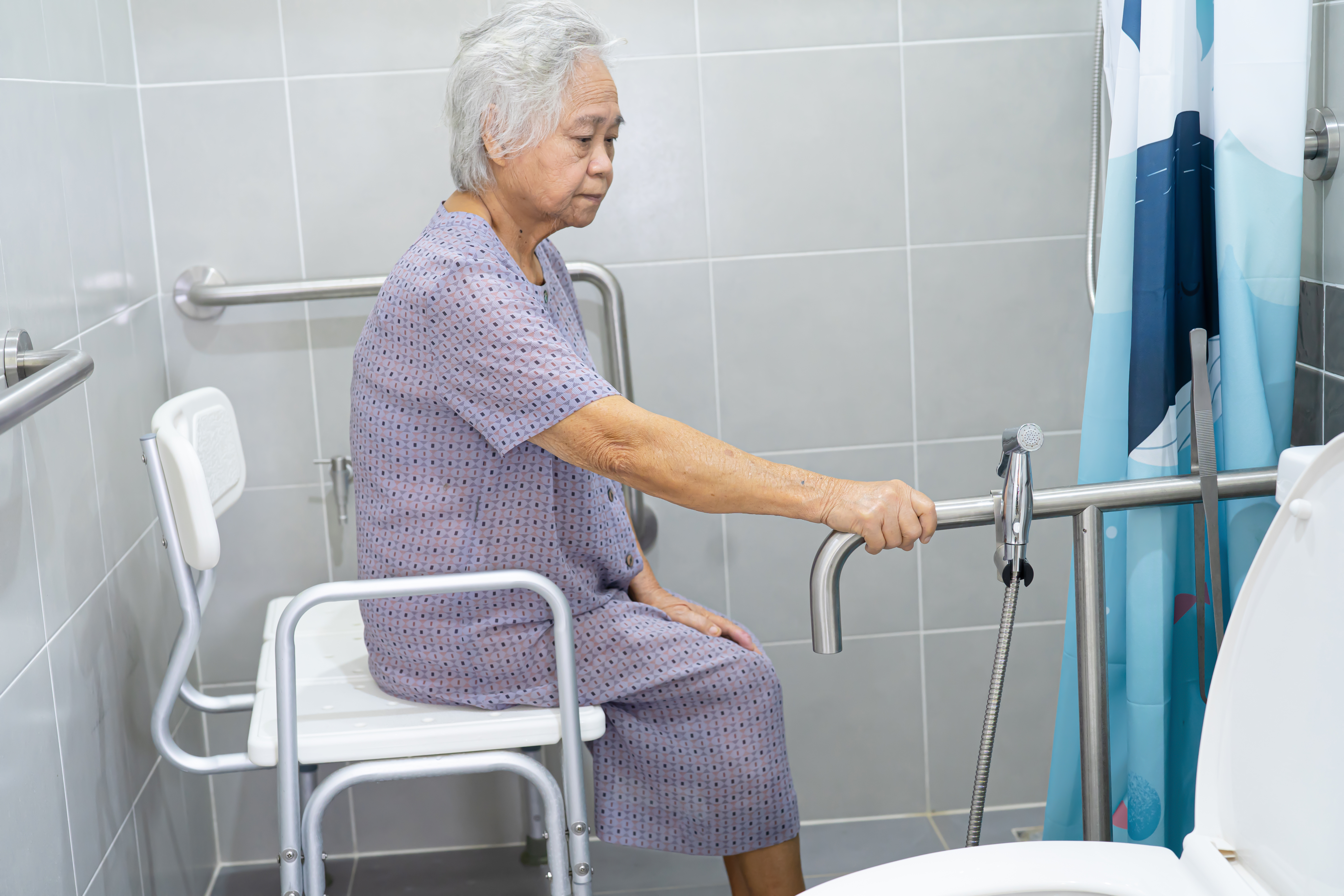 Remodel a bathroom for mobility