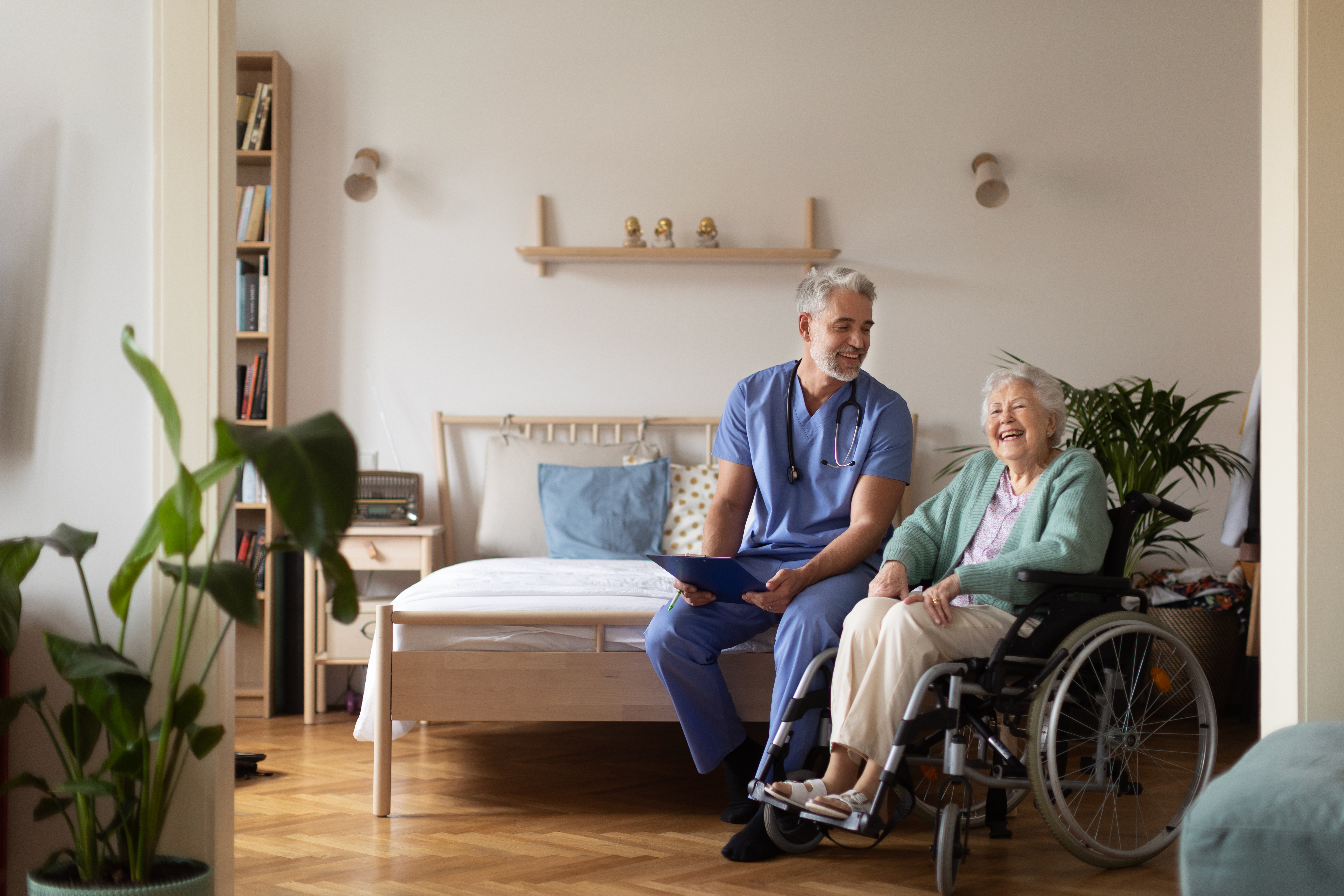Remodel a bedroom for mobility