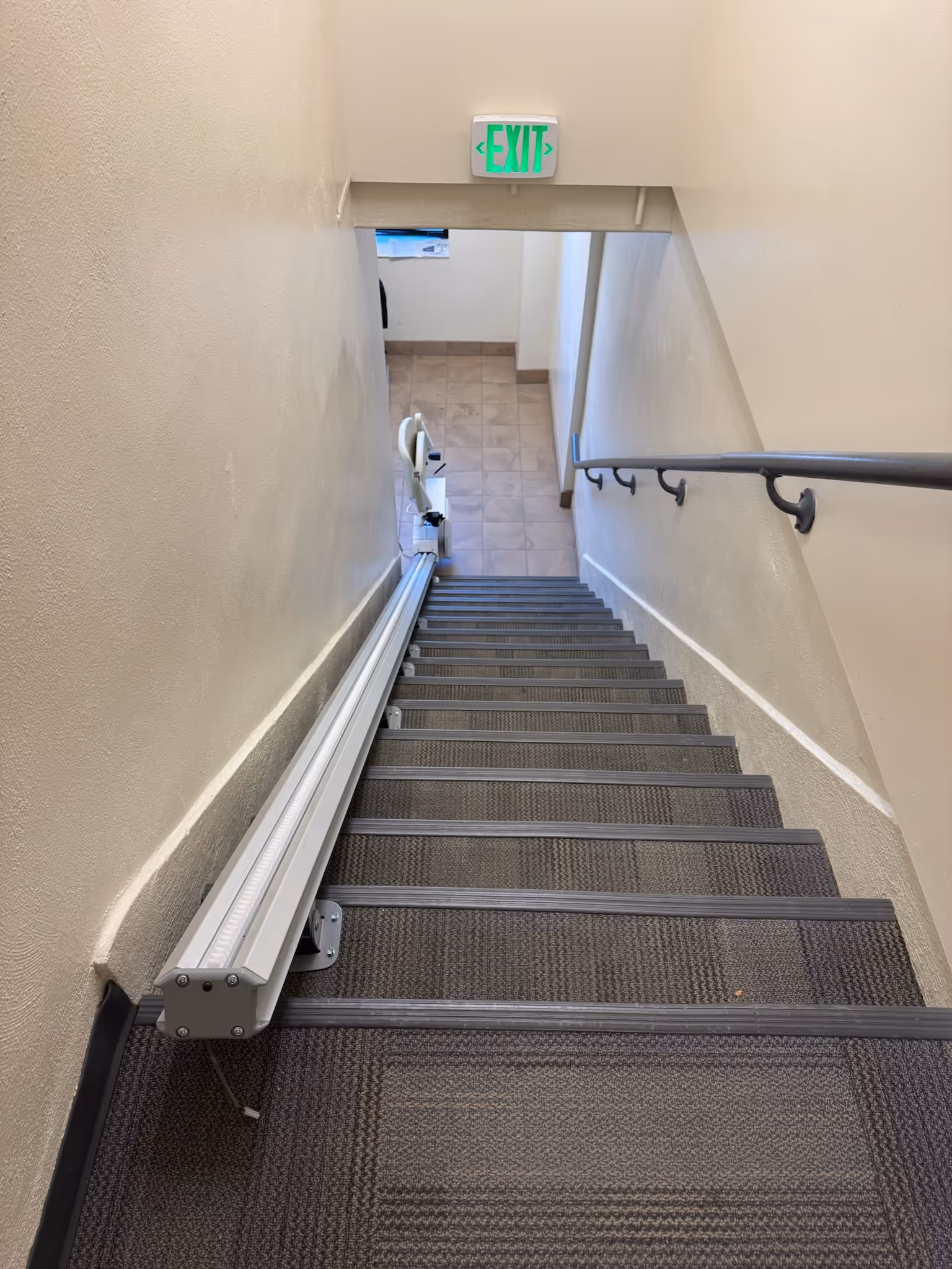 Straight Stairlift at a Community Center in Fillmore, UT