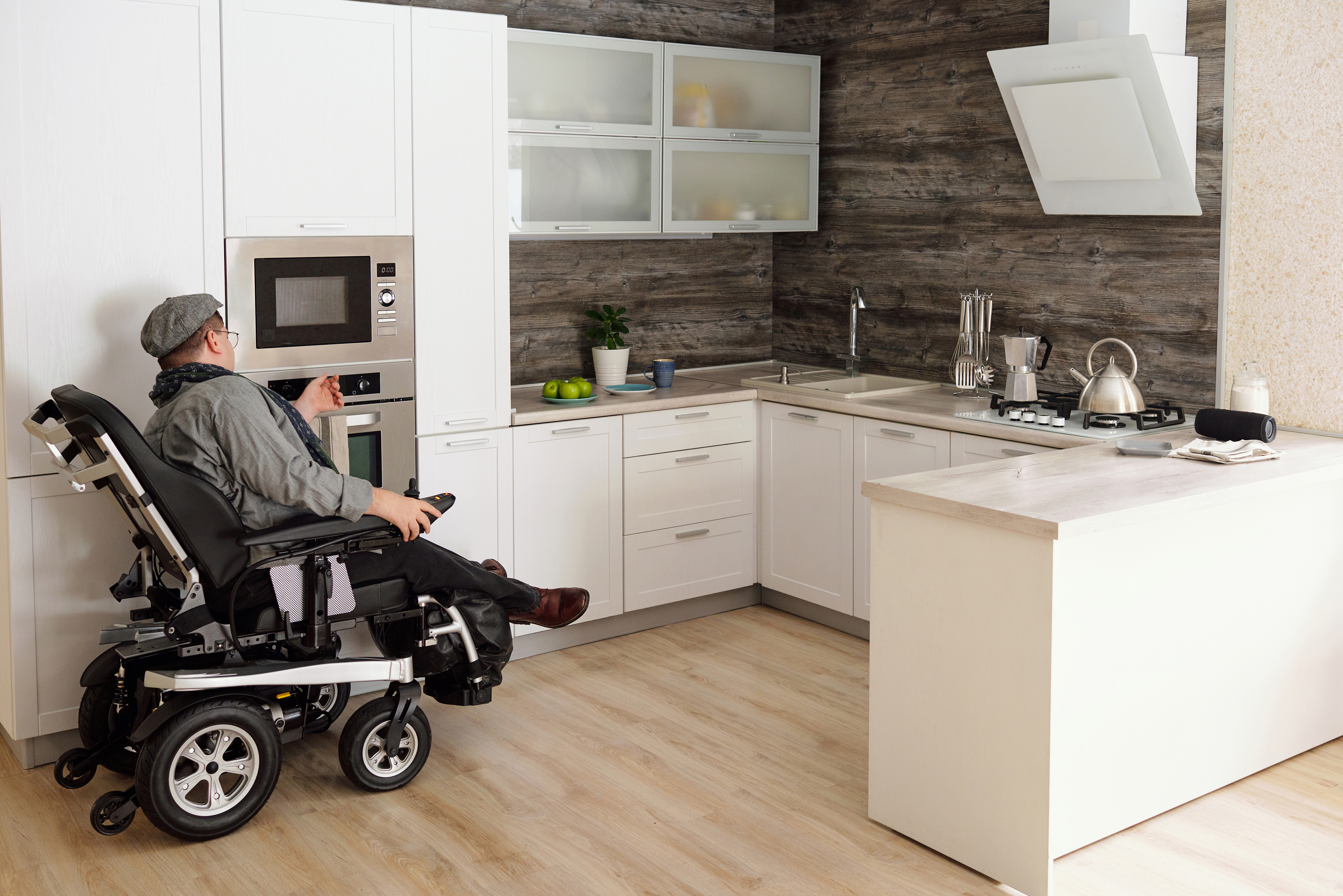 Remodel a kitchen for mobility